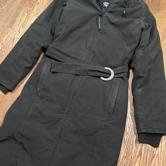 Vintage Canada Goose Whistler Down Belted Parka Coat Womens 3036L Womens XS - Picture 6 of 16